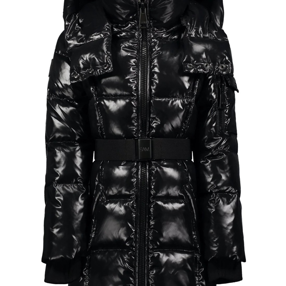 Sam Girls Black Soho Coat - Picture 14 of 17